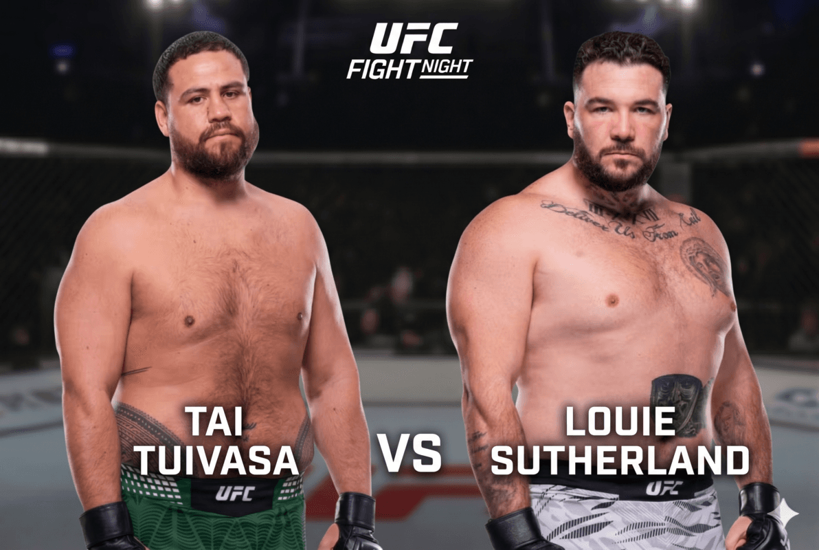 Tai Tuivasa Heavy Favorite Over Louie Sutherland at UFC Perth